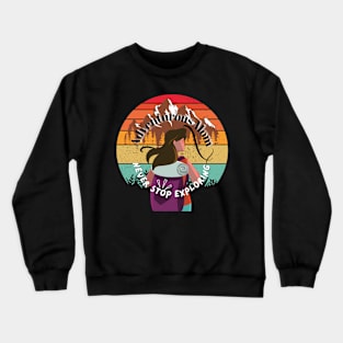 Adventurous Mom Crewneck Sweatshirt